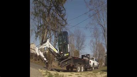 loading  mini excavator advanced landscaping services youtube