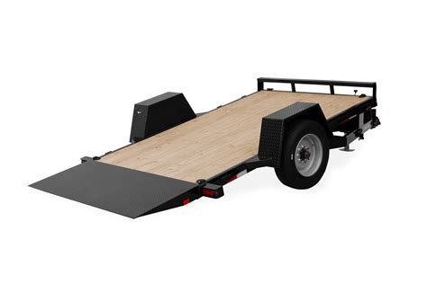single axle tilt bed equipment  trac