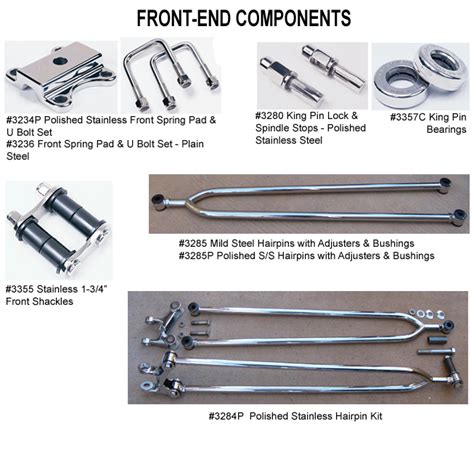 front  components deuce frame company