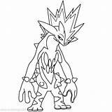 Pokemon Toxtricity Amped Xcolorings sketch template