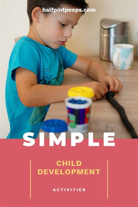 simple childhood development activities  years    pint peeps