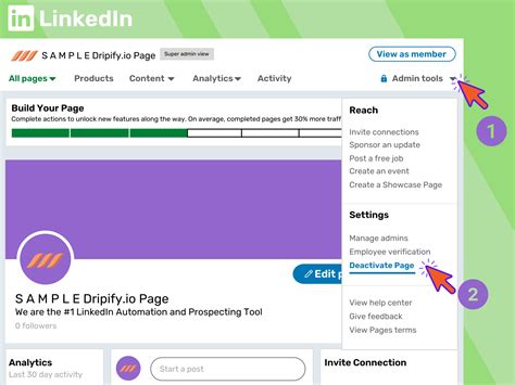 linkedin showcase pages examples tips dripify