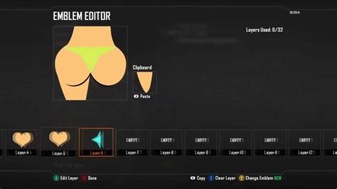 Call Of Duty Black Ops 2 Sexy Bum Ass Emblem Tutorial