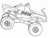 Monster Mutt Coloring Truck Pages sketch template