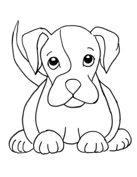 boxer coloring page art starts