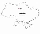 Ucraina Ukraine Ucrania Disegno Nazioni Colorare Colorea Bookmark sketch template