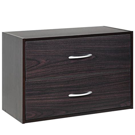 costway  drawer brown chest  drawers