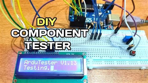 component tester  arduino youtube