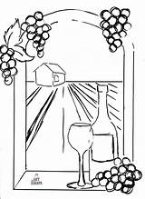 Wine Tuscan Lavender Sherpa Simple Drawing Choose Board Field Painting sketch template