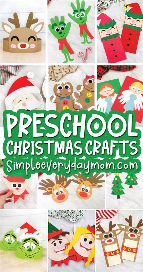 festive christmas crafts  kids  templates