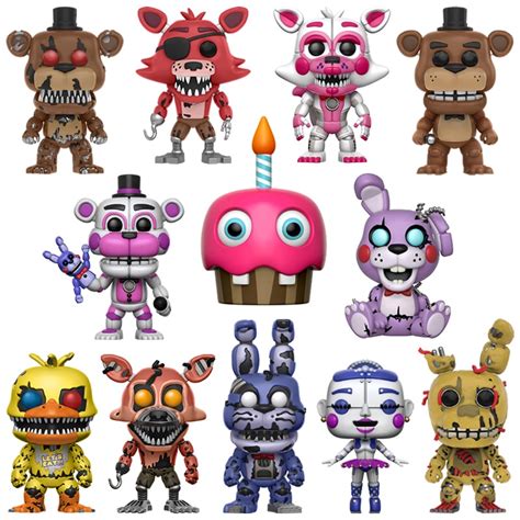 6pcs Set Five Nights At Freddy S Toys Pvc Action Figure