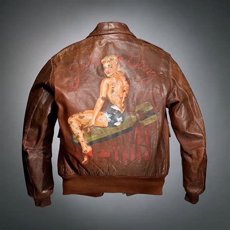 world war iis painted jackets show  artistic outlet  battle