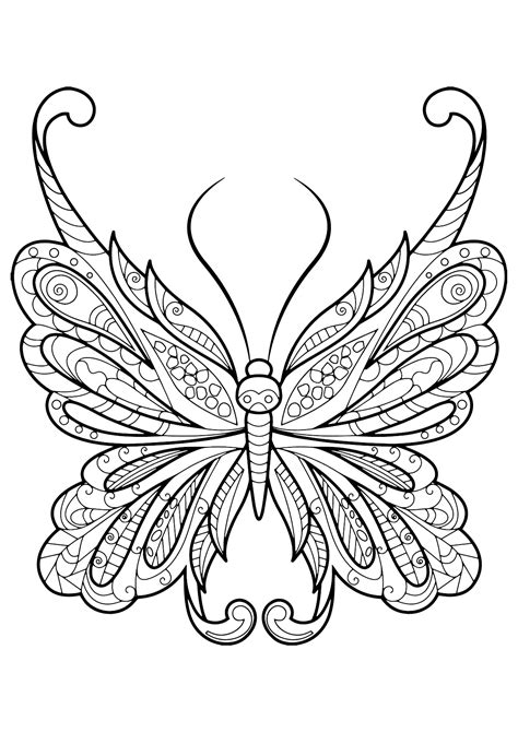 butterfly coloring  kids butterflies kids coloring pages