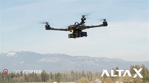 alta  flies heavy lift drone youtube