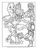 Raggedy Dollies sketch template