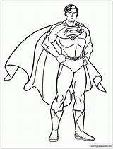Superhero Coloring Pages Superman Boys Color Kids Print Zoom sketch template