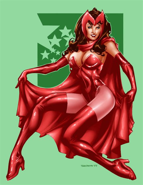 Sexy Long Legs Scarlet Witch Magical Porn Pics