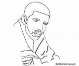 Drake Outline Coloring Pages Printable Color Kids Print sketch template