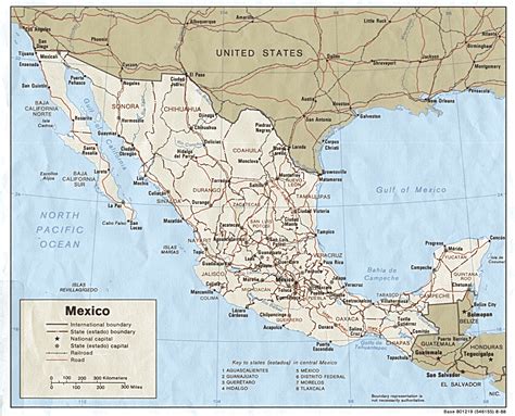 travel maps  mexicomexico political map