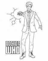 Coloring Tardis Getcolorings Doctor Who sketch template