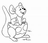 Roo Winnie Pooh sketch template