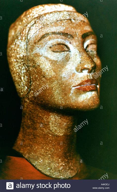 Bust Of Nefertiti Queen And Wife Of The Ancient Egyptian