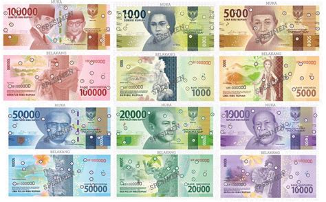 berikut penampakan uang rupiah desain   diluncurkan hari