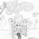 Blume Judy sketch template