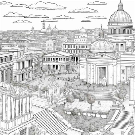 explore  fascinating world  ancient rome  coloring pages