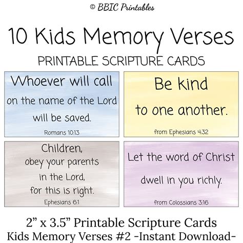 kids memory verses  instant  kids childrens memory bible