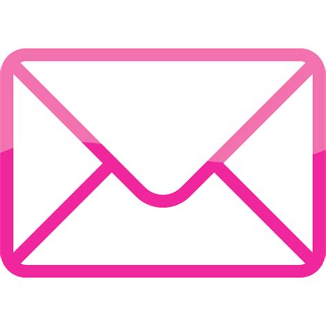 web  deep pink email  icon  web  deep pink email icons web