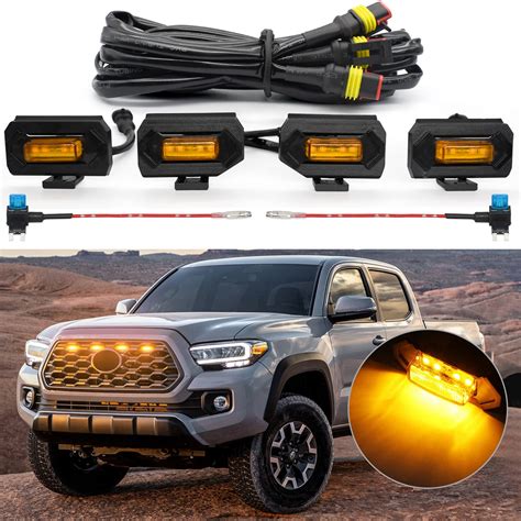 buy tacoma amber grill lights grill light amber raptor grille lights  toyota tacoma