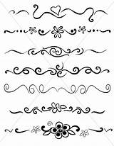 Divider Flourish Underline Swirly Underlines Swirls Fenster Webstockreview Kochs Dateien Strudel Linien Ausgefallene Ornamental sketch template