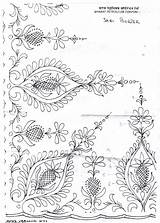 Jacobean Needlecraft sketch template