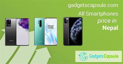 mobile price  nepal september  gadgetscapsule