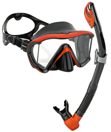 head  mares panoramic  liquidskin scuba snorkeling dive mask dry snorkel set ebay