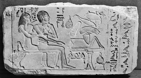 file egyptian relief with husband and wife walters 22134 wikimedia commons