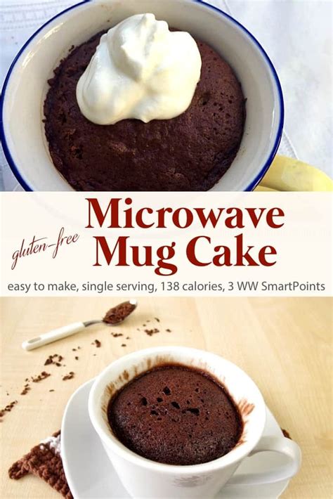 Ww Healthy Microwave Mug Chocolate Cake Recipe Mug