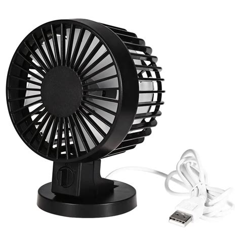 creative portable mini fan ultra quiet design home office desktop fan cooling usb charging