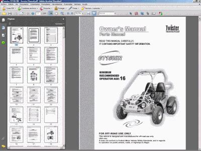 hammerhead twister gt iir service manual wiring diagram owners manual