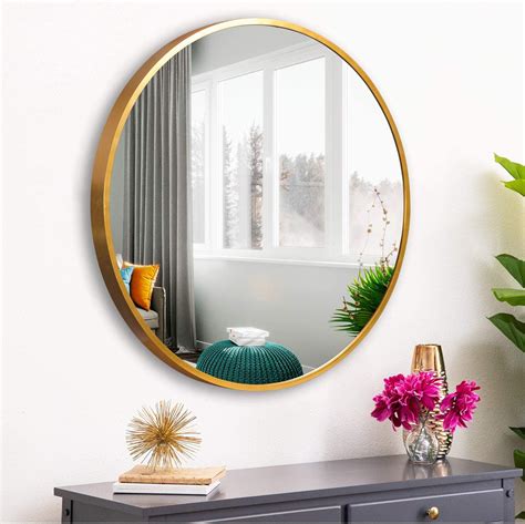 neutype  gold  wall mirror modern aluminum alloy frame accent