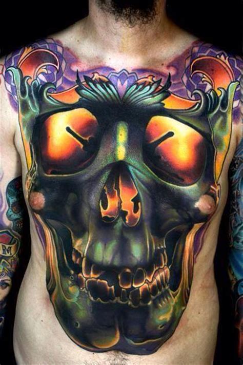 best chest tattoos jaw dropping ink masterpieces