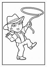 Coloring Diego Pages Template Jeannie Dream Marquez Dora Genie sketch template