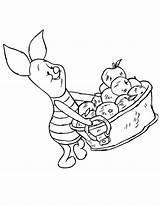 Piglet Carrying sketch template