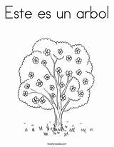 Coloring Este Arbol Es Un Print Ll sketch template