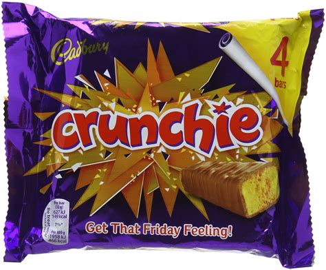 cadbury crunchie chocolate bar 4 x 32g buy online in united arab