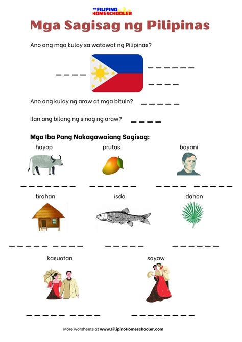 mga sagisag ng pilipinas  filipino homeschooler