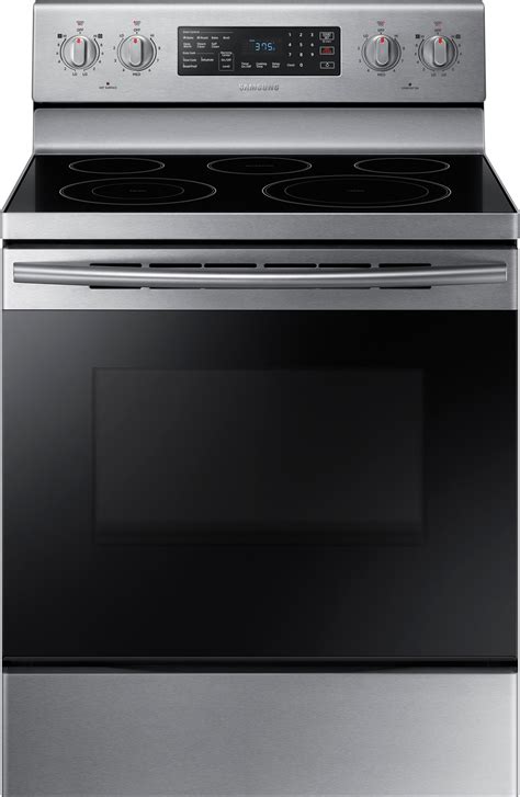 samsung  cu ft convection freestanding electric range stainless steel  pacific sales