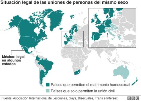 El Mapa Que Muestra Los 23 Países Que Han Legalizado El Matrimonio Gay
