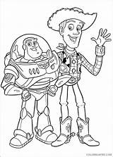 Woody Buzz Pages Story Coloring Toy Coloring4free Related Posts sketch template